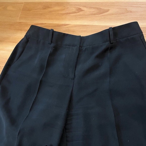 Giorgio Armani Black Silk Pants Size 42 / US 6/8 - Picture 2 of 10